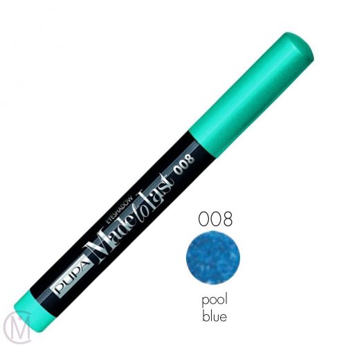 Pupa Made To Last Eyeshadow 008 Pool Bleu, Lang Houdende en Waterproof