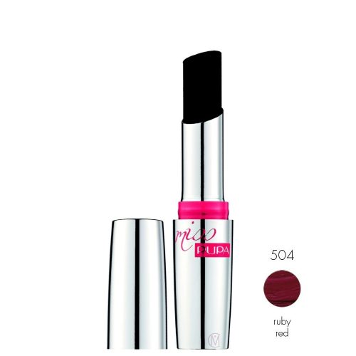 Pupa Miss Pupa lipstick 504 ruby red