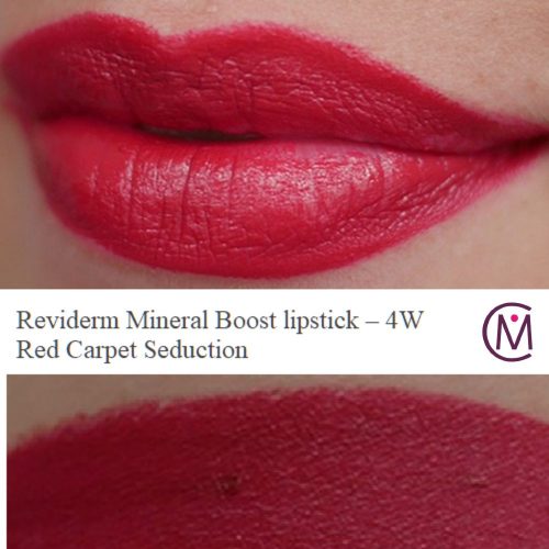 Reviderm Mineral Boost lipstick – 4W Red Carpet Seduction