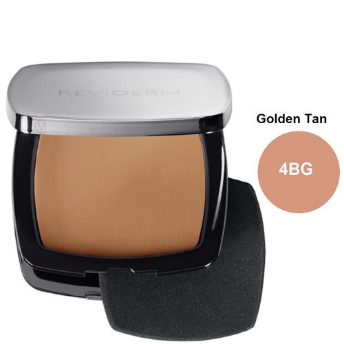 Reviderm Make-Up Pressed Minerals Foundation 4 BG Golden Tan is een minerale poederfoundation