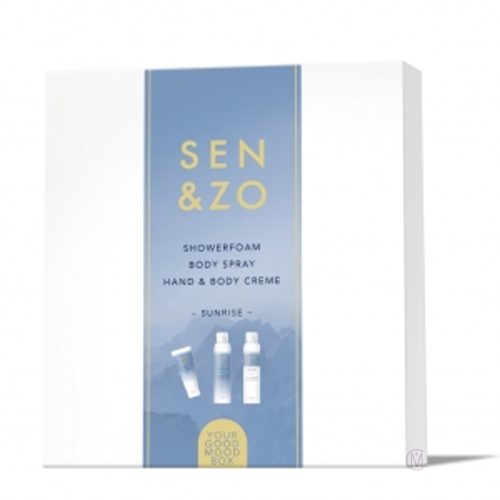 Sen & Zo Sunrise Body Spray & Shower Foam,Handcream Good Mood Box 2 x 200ml 1x 60ml