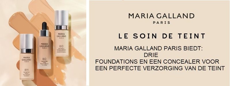 Maria Galland 810 - 812 - 814 Make- Up Foundations Mooiecosmetica