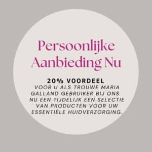 20 % aanbiedings Maria Galland trouwe klanten